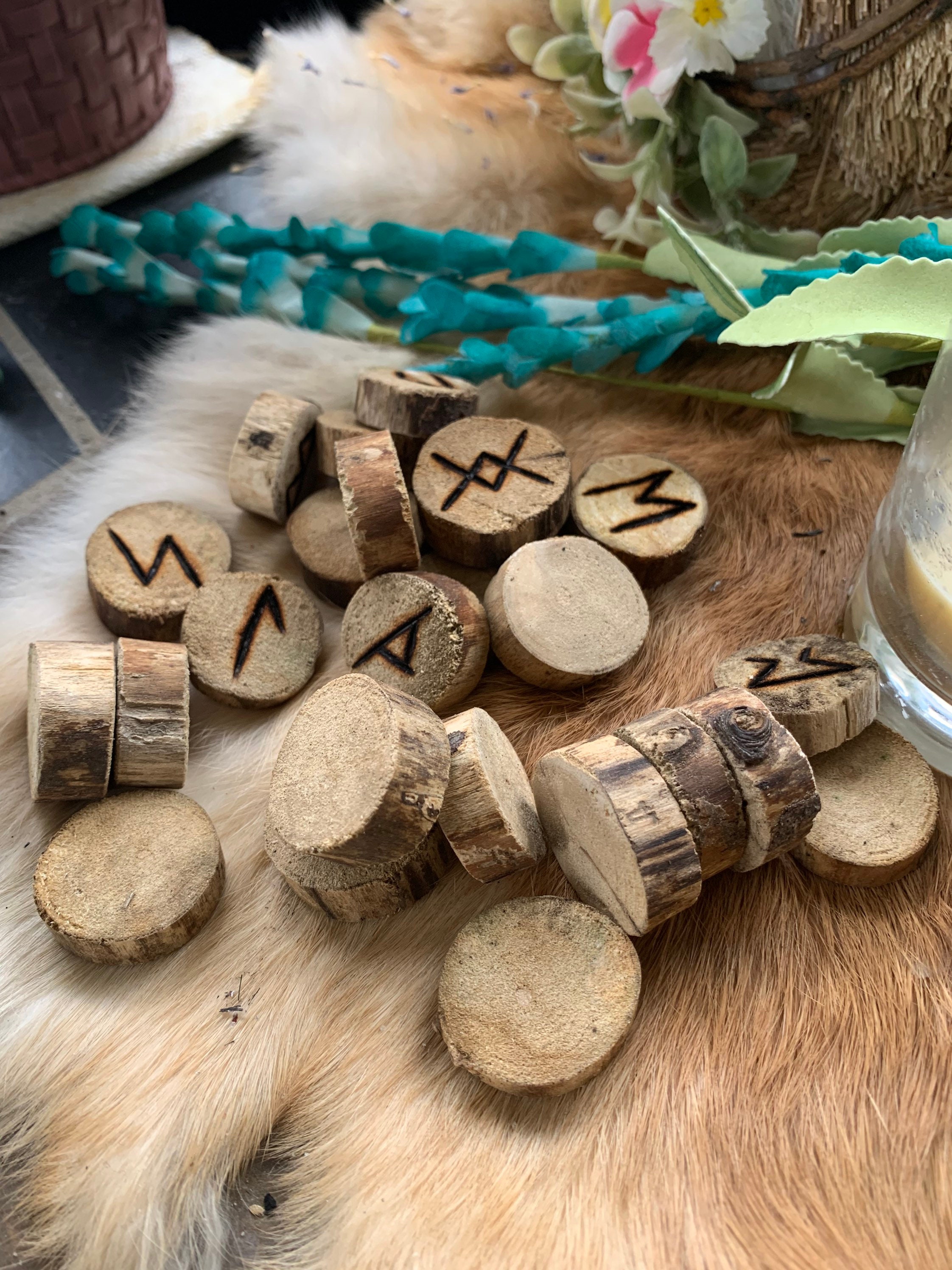 Elder Futhark Wooden Rune Set - Etsy