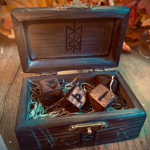 Norse Pagan Rune Set With Container Ancestors Spirits Hel Wights - Etsy