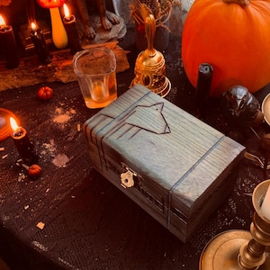 XL Viking Norse Pagan Travel Altar | Incense Burner | Offering Box | Odin | Bear | Oath Box | Norse Altar | Pagan Altar | Spell Box | Witch