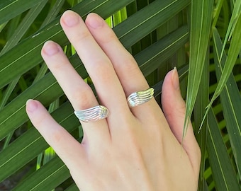 A Pair Wings Ring