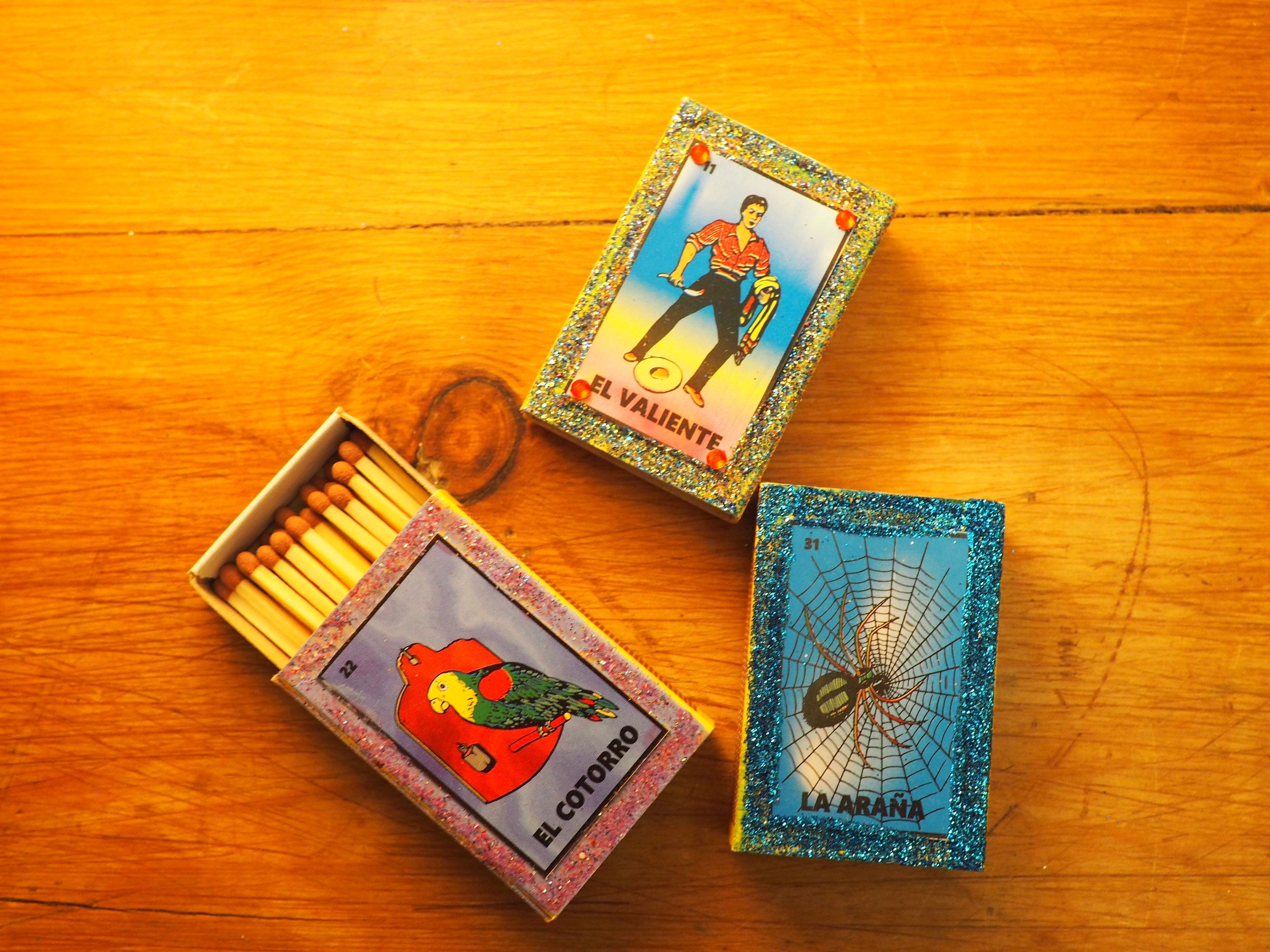Set of 4 Mexican Matches Mexican Favours Mexican Matches Etsy