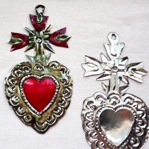 Milagro heart | Mexican Ex Voto