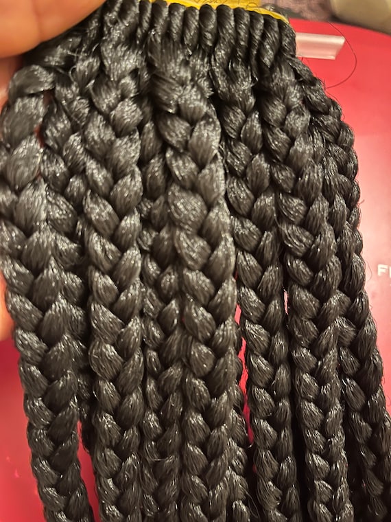 Pre-looped Senegalese Box-braid Hair Black 