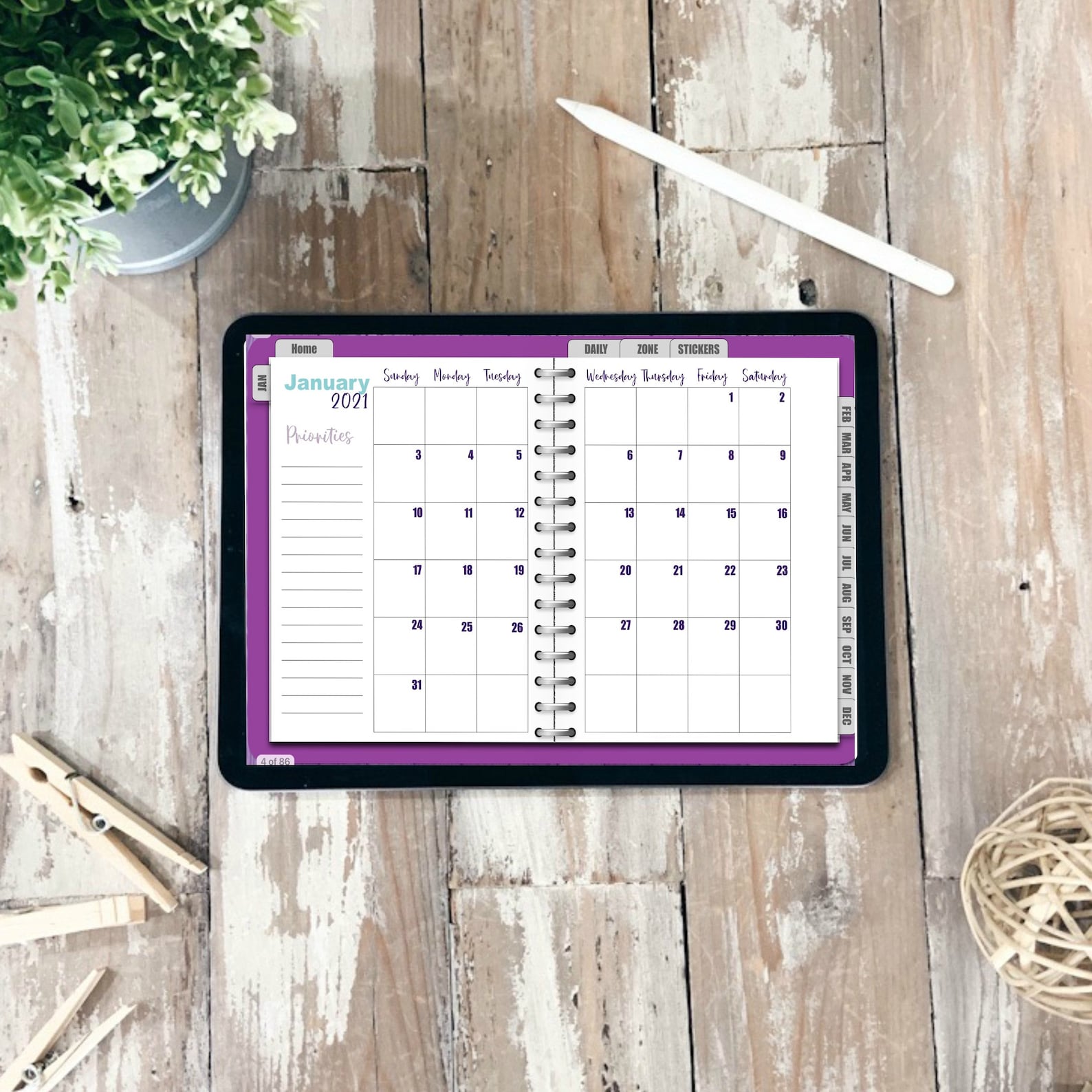 FlyLady Digital Planner DATED Digital Planner for GoodNotes Etsy