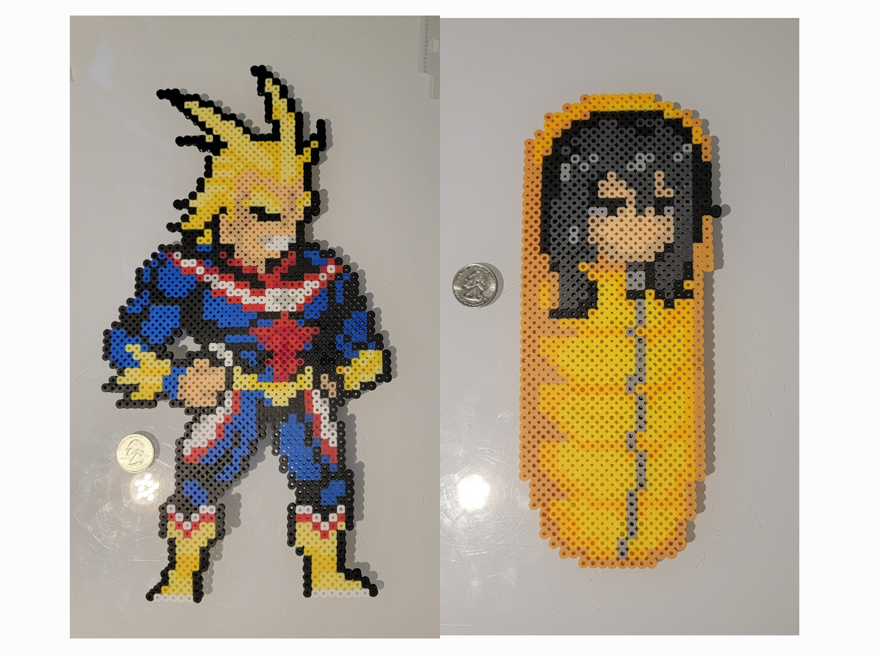 All Might & Mr.Aizawa - My Hero Academia - Pixel Art - Made From