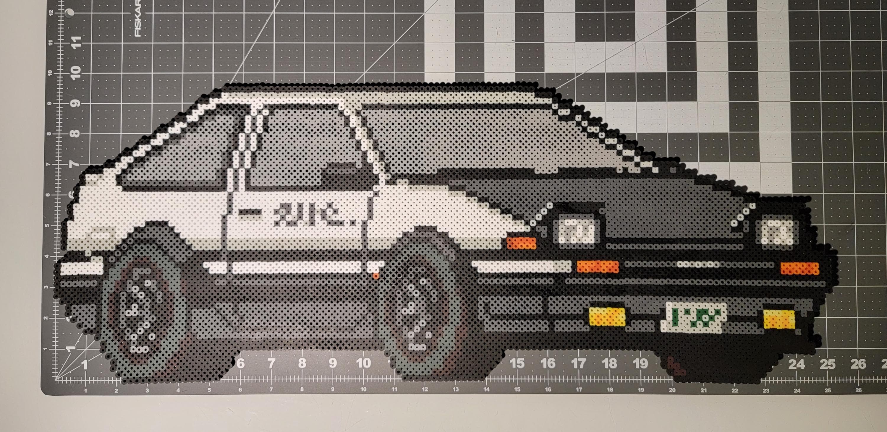 その他 beads art Initial D - Toyota AE86 Trueno - Pixel Art - Made From