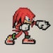 Sonic - Tails - Knuckles - Pixel Art - Made From Perler Beads - Etsy