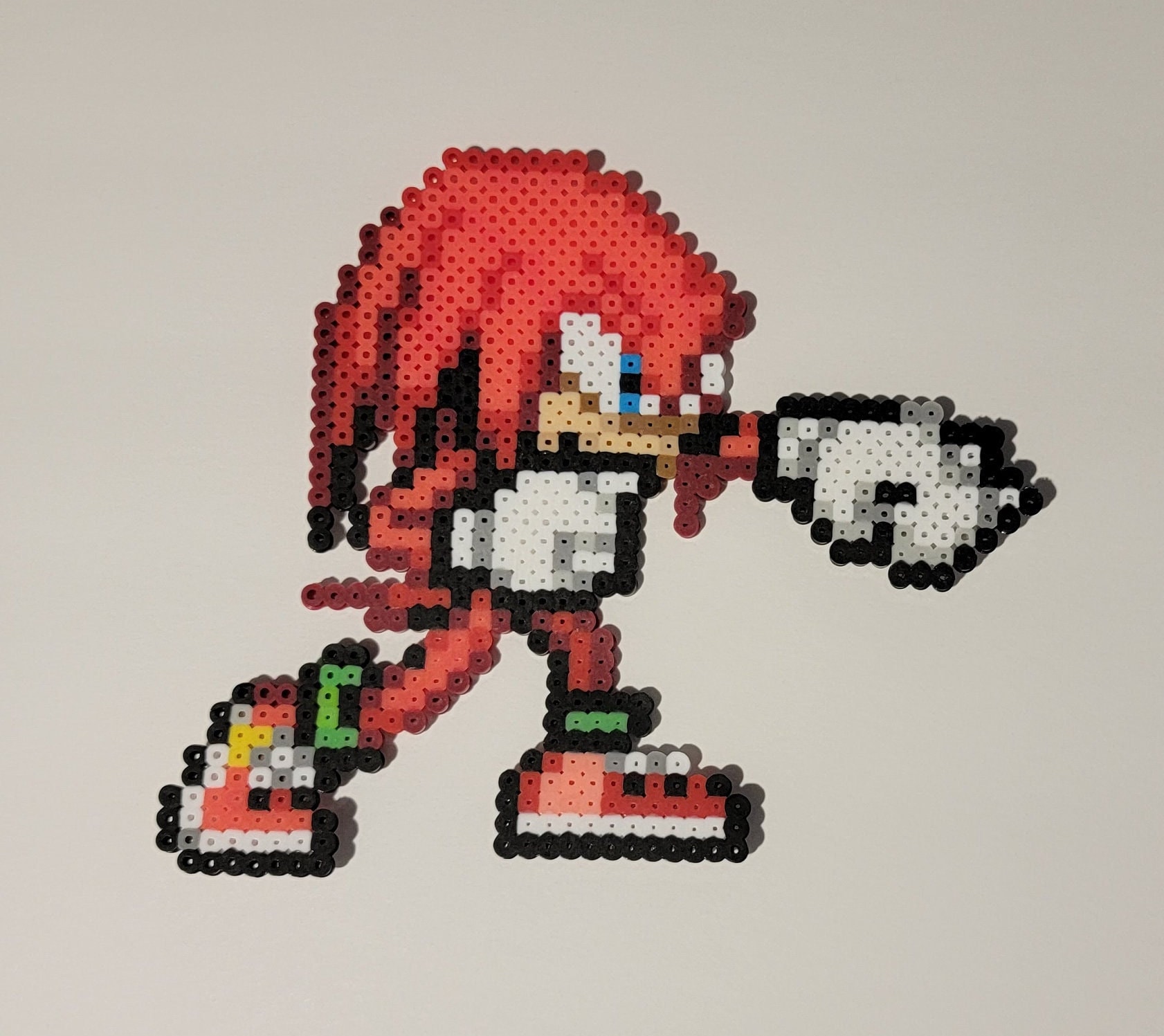 Sonic - Tails - Knuckles - Pixel Art - Made From Perler Beads - Etsy