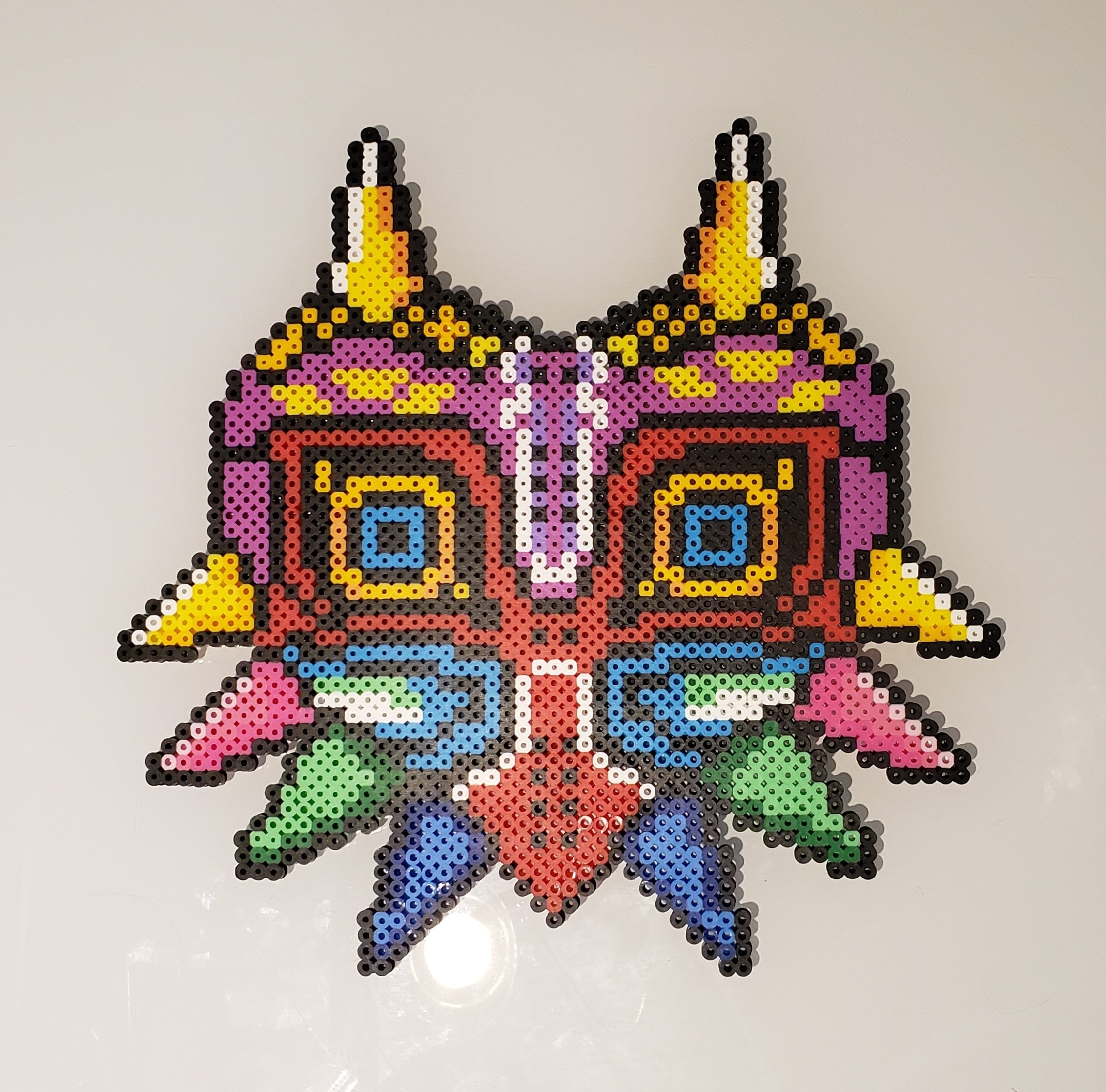 Zelda Majora's Mask Pixel Art Made From Perler Beads
