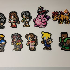 Final Fantasy 7 - FF7 - Pixel Art - Made From Perler Beads