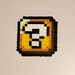 Mario Icons - SNES 16bit - Pixel Art - Made From Perler Beads - Etsy