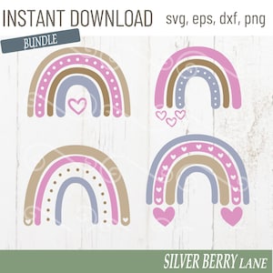 Simple arc-en-ciel SVG, Boho arc-en-ciel SVG-Rainbow SVG-Simple rainbow clipart-Simple arc-en-ciel png-rainbow baby svg-nursery rainbow-rainbow hearts