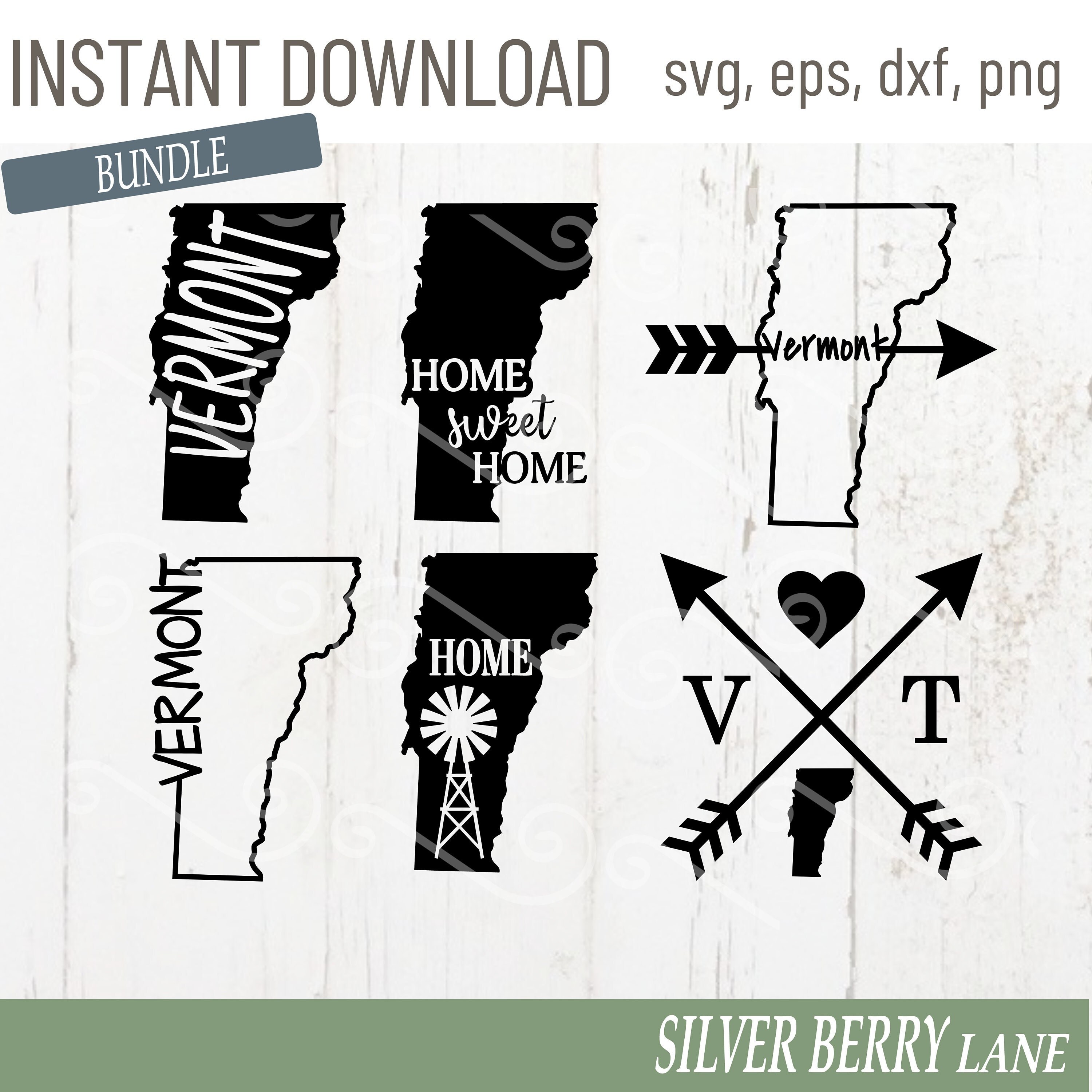 Vermont Svg-vermont State Svg-vermont Bundle-vermont Shirt-vt Svg ...