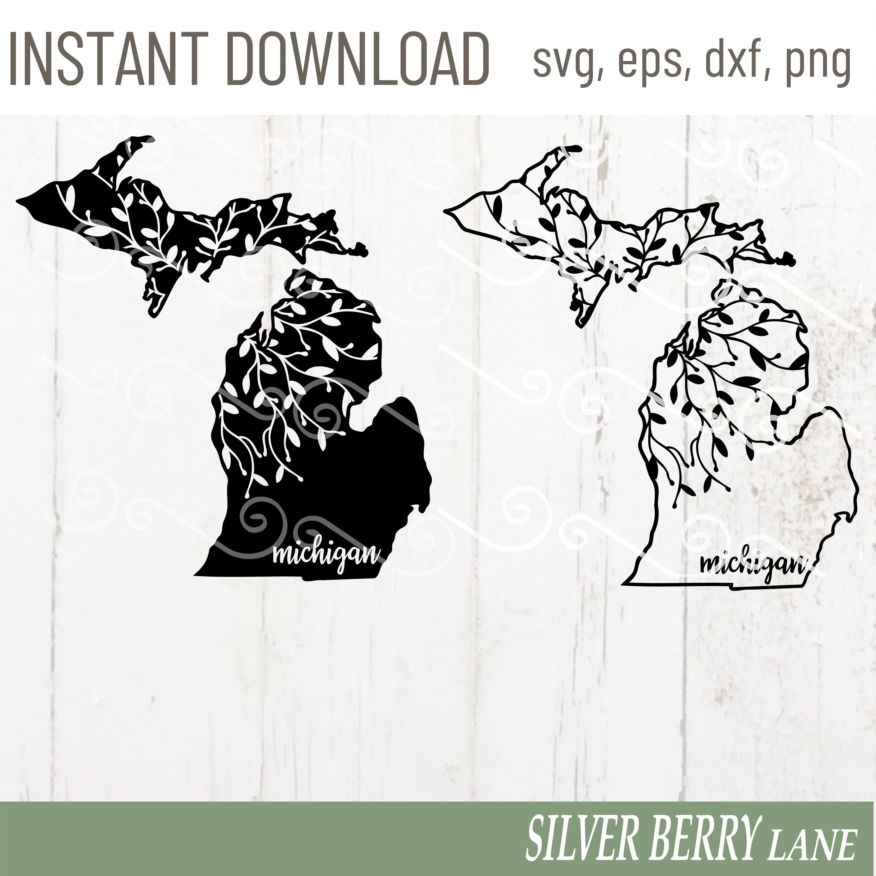 Michigan Svg-michigan Mandala Svg-michigan State Svg-michigan - Etsy