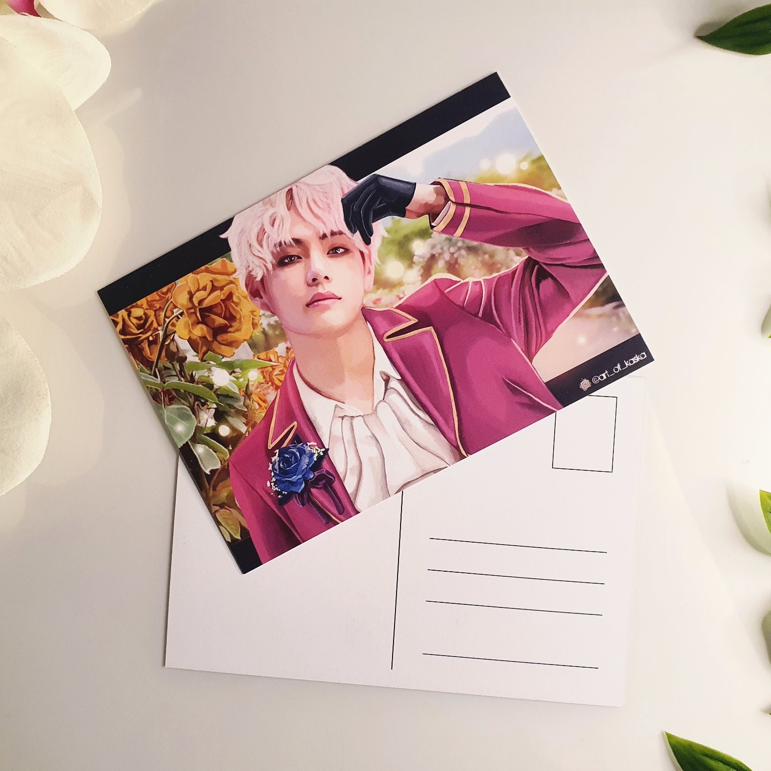 BTS Art Prints Unique Kpop Illustrations in Postcard Size by Etsy