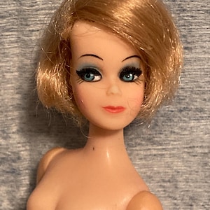 Topper Original Jessica Doll 11C Head Mold Dawn Doll Friend Blue Knees