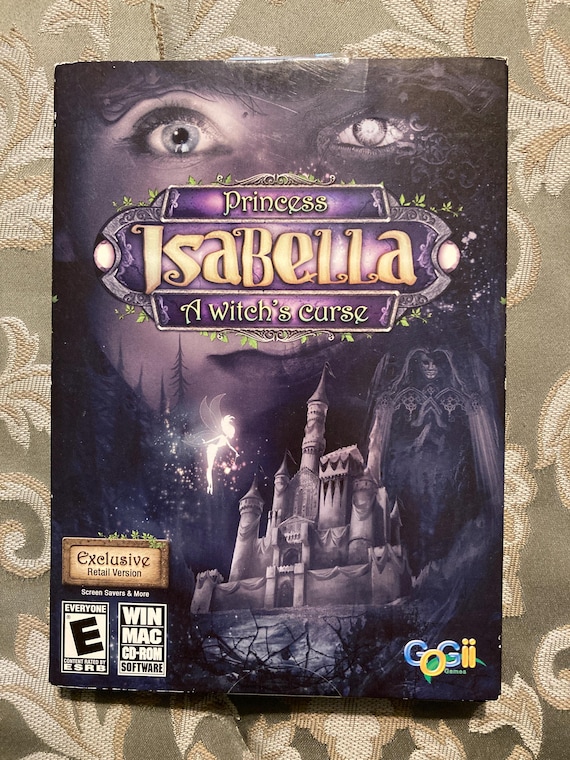 Princess Isabella A Witch's Curse CD-Rom PC Mac Computer Game Puzzles Castle