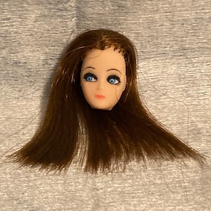 Topper Original Longlocks Doll Head Only- No Body- H17 Head Mold- Hair Cut