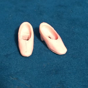 Topper Original White Shoes Dawn Doll Shoes No Bows