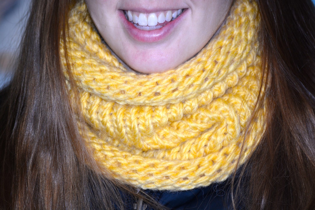 Light Yellow Neck Warmer Etsy