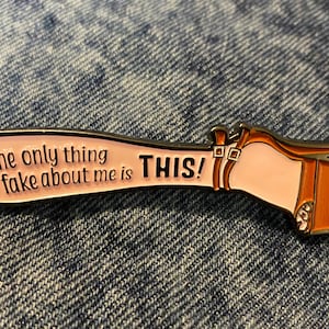 Aviva RHONY Leg Enamel Pin | Pin | Lapel Pin | Real Housewives of New York Inspired | RHONY Gift | Housewives Pin | Pin Badges | Aviva Pin