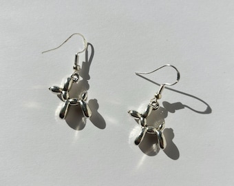 balloon dog earrings