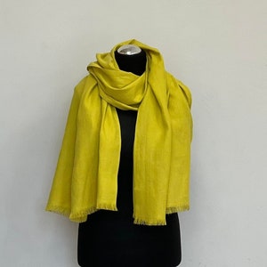 Linen scarf, oversized scarf, big wrap scarves, softened linen scarf, fringed linen scarf, large scarf, Gift Idea, accessories