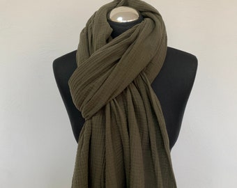 Écharpe de couleur unie unisexe pour homme et femme de printemps été et automne Écharpe de couleur unie unisexe pour homme et femme de printemps été et automne