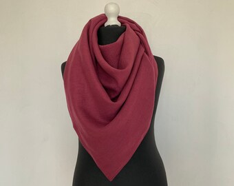 Large wrap linen scarf, autumn shawl, soft linen scarf for women, unisex oversized scarf, loop linen scarf, birthday gift, Christmas gift
