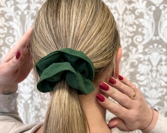 Coletero de muselina de algodón: una goma para el pelo suave y ecológica