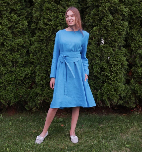knee length dresses for ladies Trapeze Dress sewing pattern – gather here online main image 0
