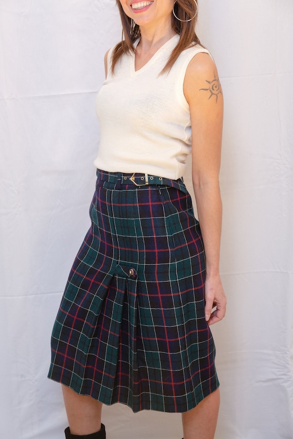 Steinbock kilt Vintage gonna scozzese di colore Verde Blu e | Etsy Italia