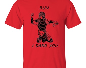 Baseball Catcher - Run - T-Shirt (youth)
