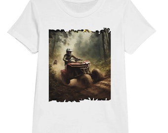 Jugend - 4-Wheeler (Vorder- und Rückseite) T-Shirt