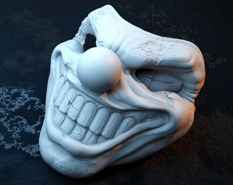 Sweet Tooth inspired Clown Mask 3D print model