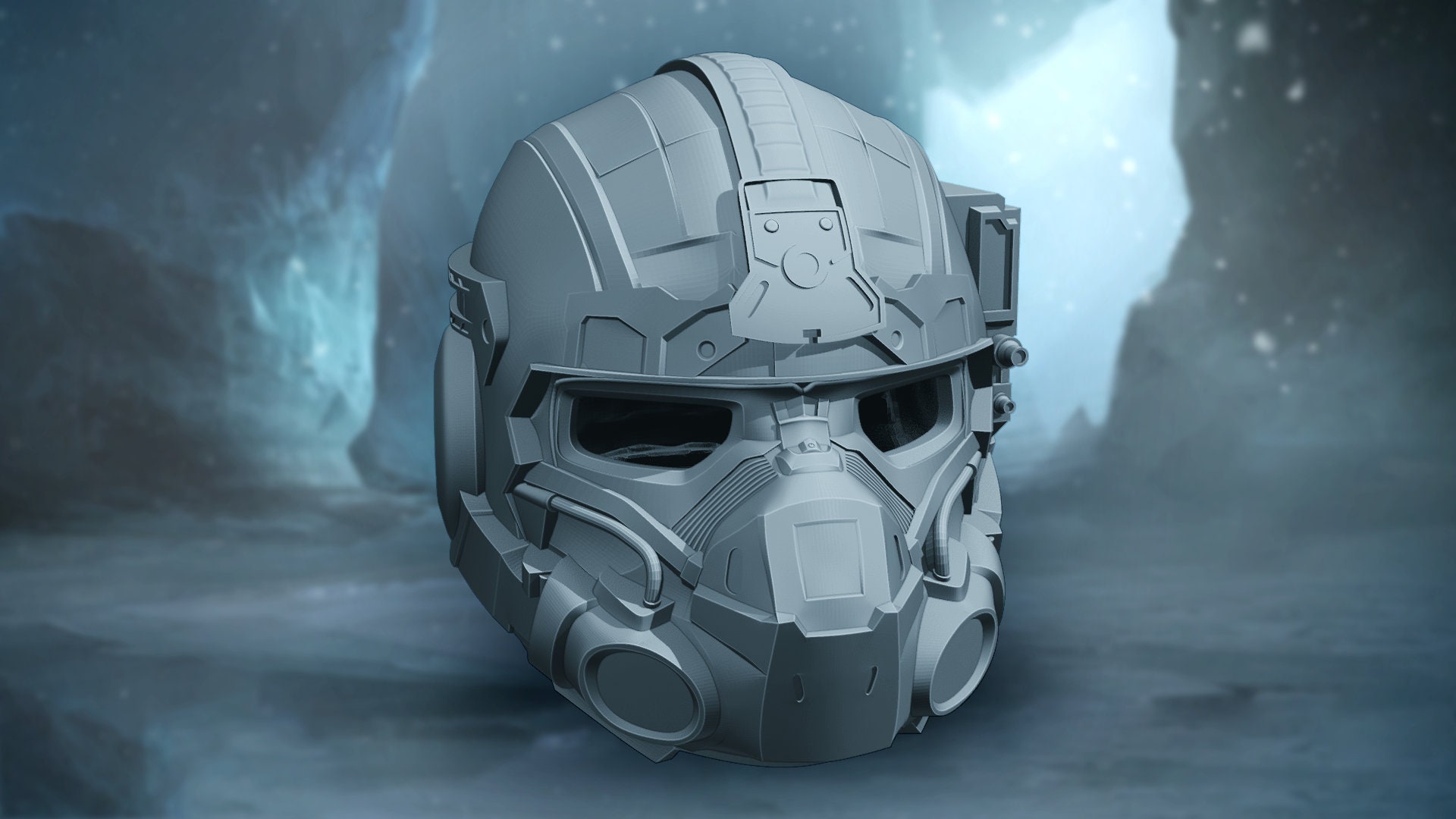 Gears 5 Lizzie Carmine Inspired Helmet 3D Print Model Etsy