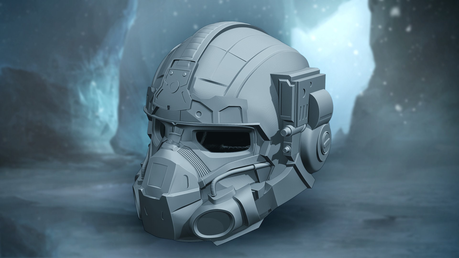 Gears 5 Lizzie Carmine Inspired Helmet 3D Print Model Etsy