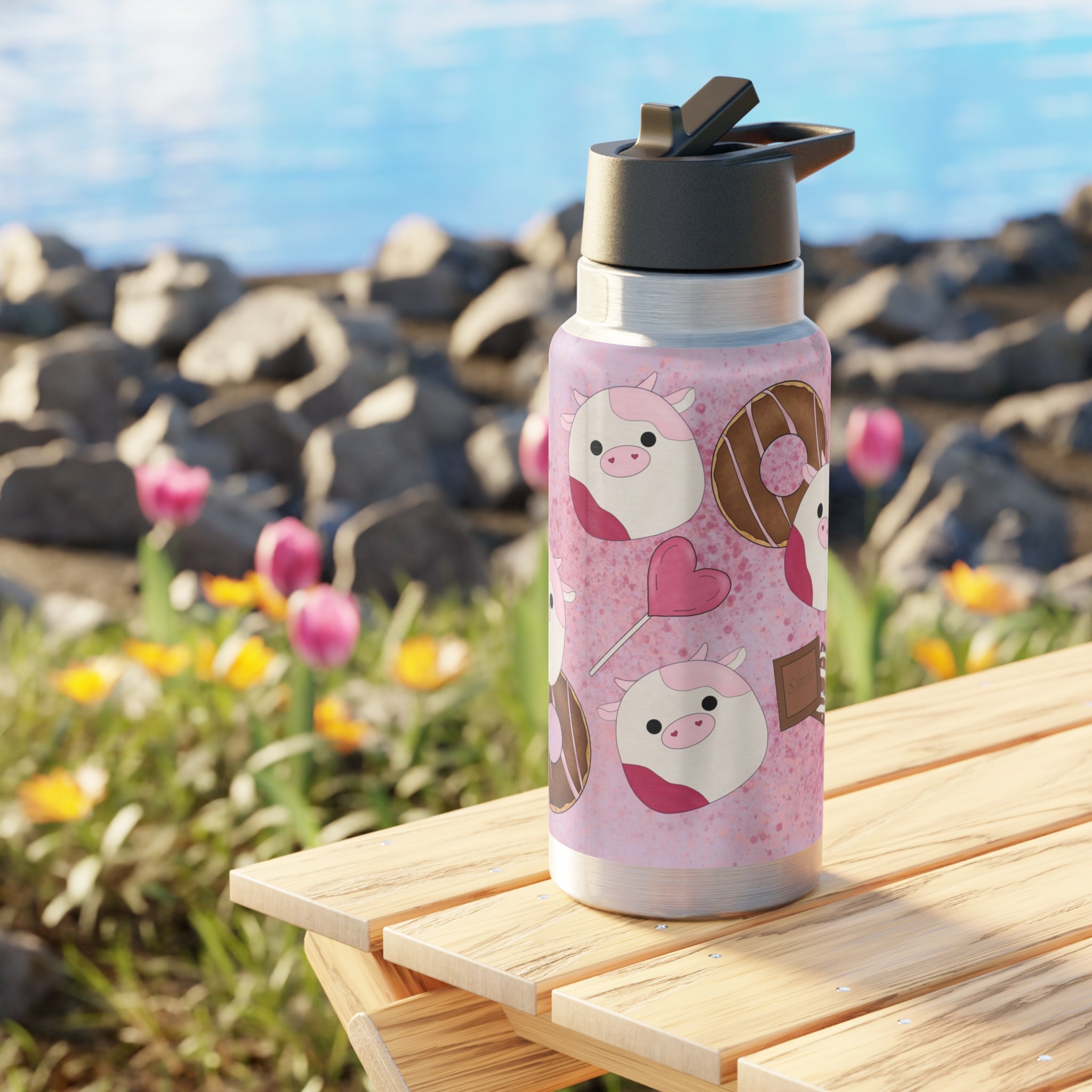 Squishmallow Cute Butterfly Cow Pig Axolotl Duck Silicone PVC Straw Topper  Straw Buddy Straw Cover for Tumbler Starbucks Stanley 