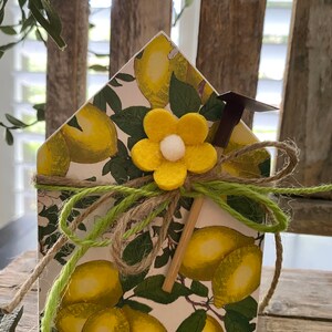 New!!Gardening Lemons Summer Sign !! *Gnome*TieredTrayDisplay*LemonDecor*SummerDecor*CountryDecor*TierTrayAccessories*Woodhouse*SpringDecor*
