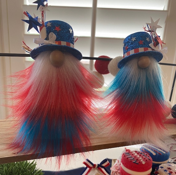 4th of July MiniGnome!*SummerDecor*MiniGnome*Patriotic*IndependenceDay*TieredTrayDecor*