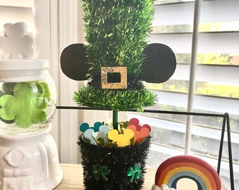 St.Patric Inspired Mickey*Disney*Leprechaun*WinterDecor*SpringDecor*TieredTrayDecor*AccessoriesDecor*LeprechaunMickey*MickeyEars*Rainbow*