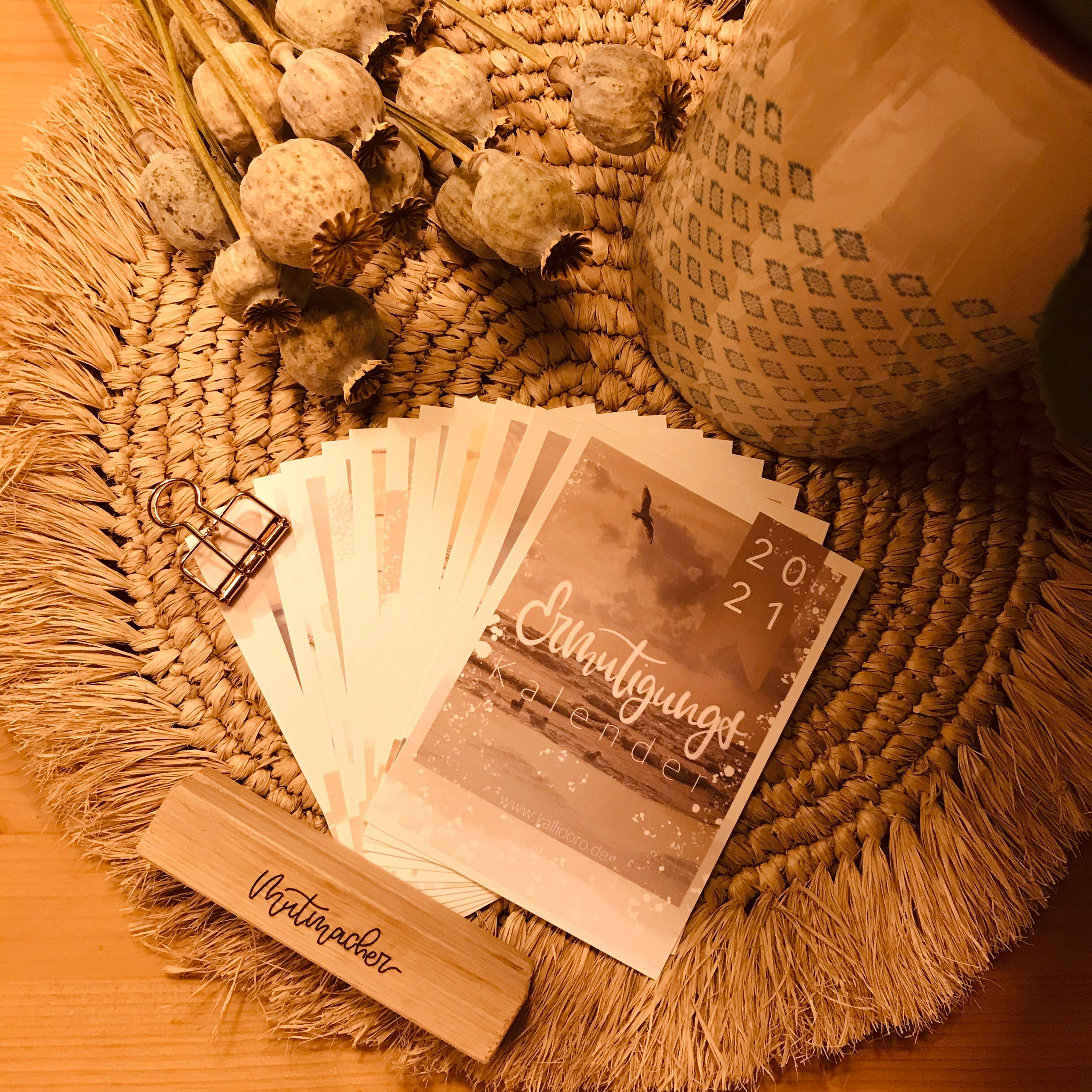 Der immerwährende Ermutigungs Kalender Postkartengröße  Etsy