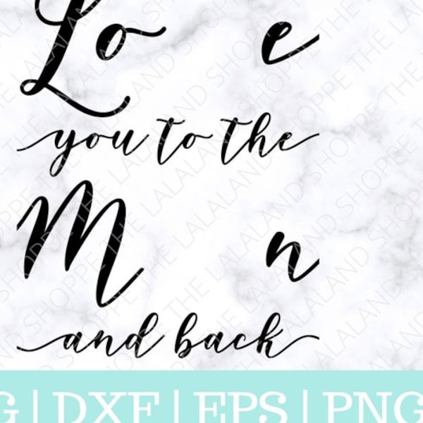 Love you to the Moon and Back SVG Baby Foot Hand Print Nursery Sign Design Baby Shower Gift Baby Feet Keepsake DIY Gift Printable Instant