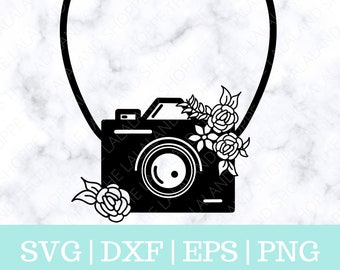 Baby Svg - Fotógrafo Baby SVG - Câmera floral Svg - Fotografia Svg - Roupa de recém-nascido voltando para casa Svg - Câmera com alças svg - Fofo svg