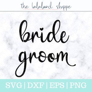 Novia y novio SVG, Sr. y Sra. Svg, Boda svg, Boda artesanal svg, novia novio camiseta svg, novia svg, novio svg, archivos cortados para Cricut