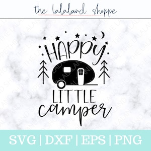 Happy Little Camper Svg, Baby svg, Peuter Shirt svg, Kampvuur Svg, Camping SVG, Camp svg, Camper svg, Zomer svg, RV svg, Camper ontwerp,