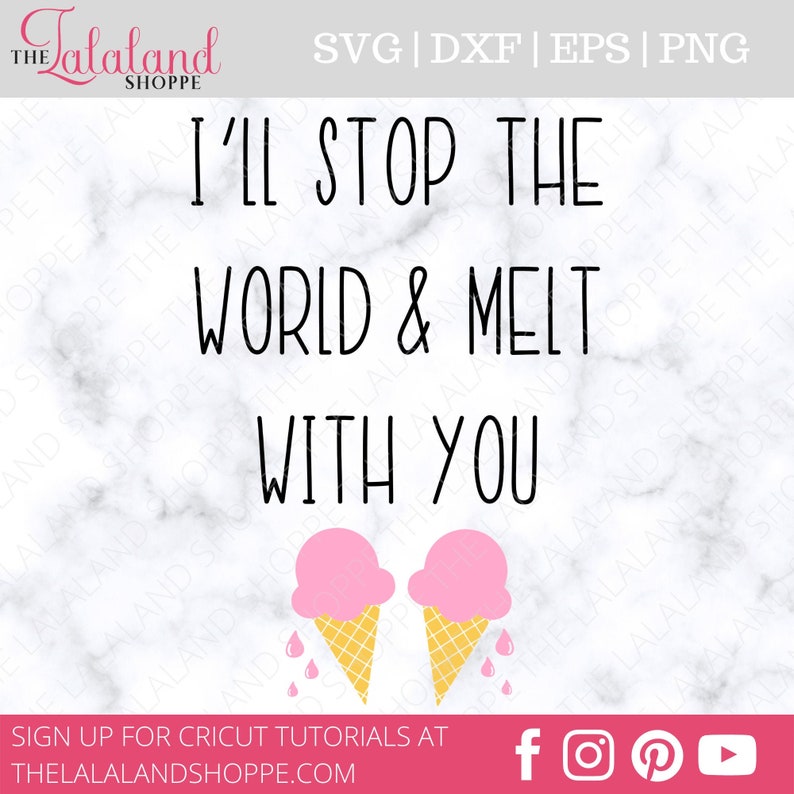 I'll Stop the World and Melt With You SVG Wedding Sign Etsy