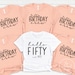 Hello 50 Birthday T-shirt Bundle Hello Fifty SVG Hello 50 - Etsy
