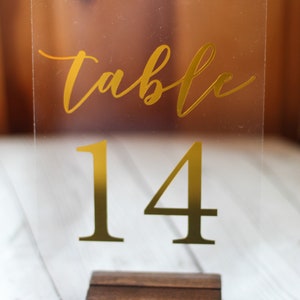 Table Number SVG, Table numbers svg, Table 1 svg, Table numbers 1-25 svg, One through 25, Wedding svg, wedding sign svg, Script Block Number image 3