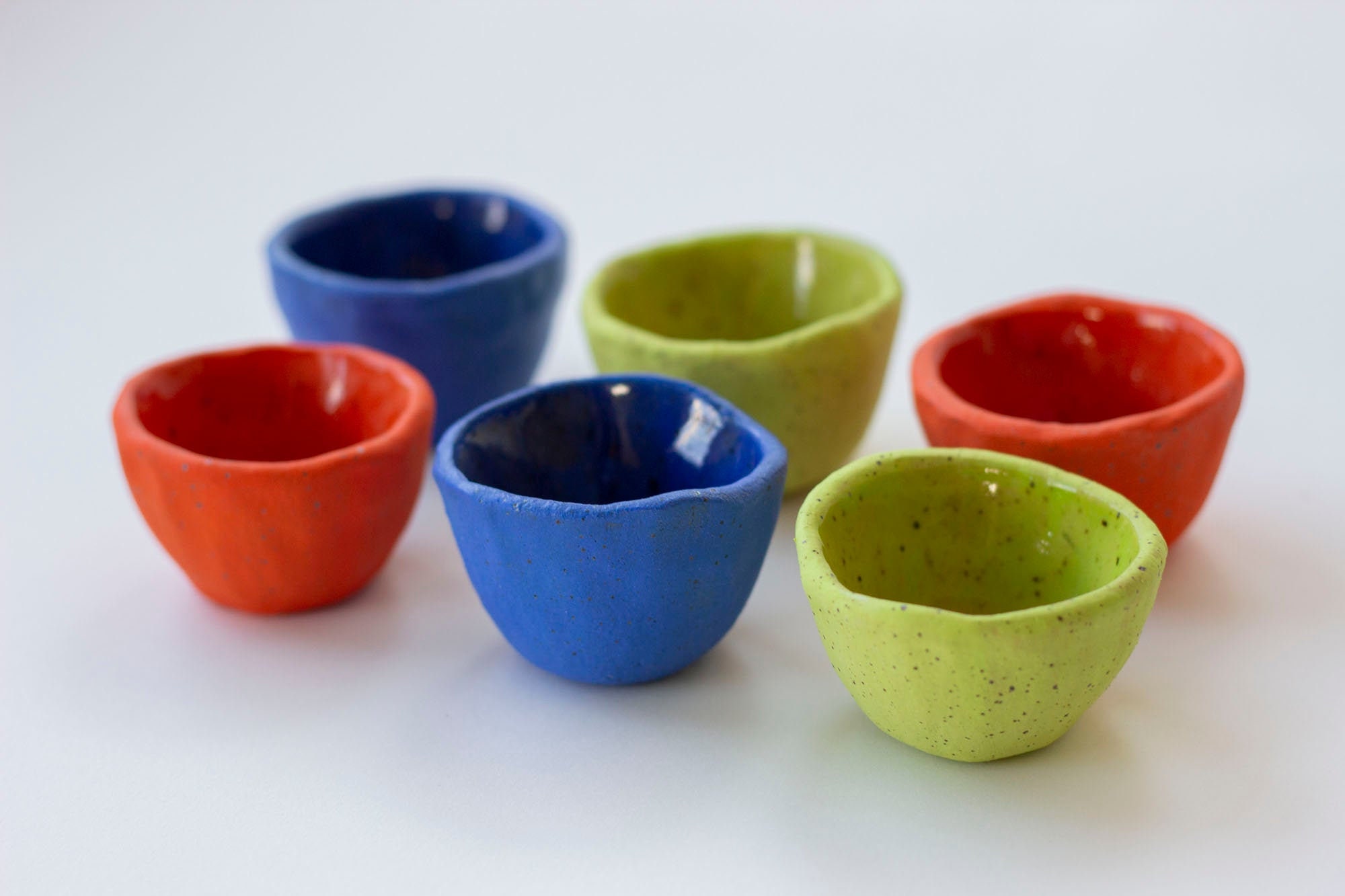 Ceramic Salt Dish Handbuilt Modern Available in Blue Etsy